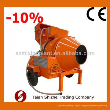 RDCM-350DH Portable Diesel Engine Powered Concrete Mixer for export